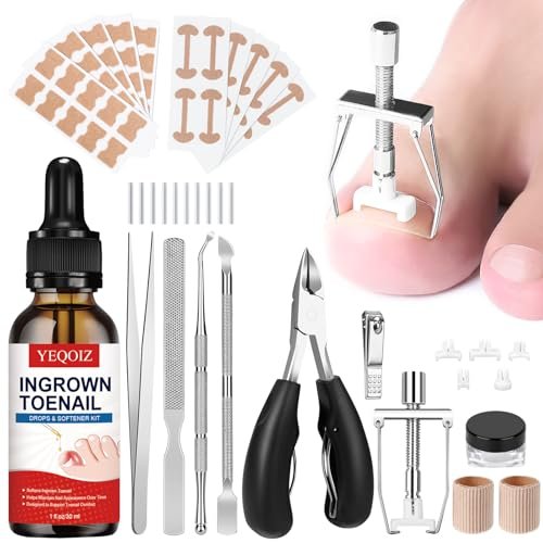 Ingrown Toenail Removal Kit, Ingrown Toenail Tool Kit With Ingrown Toenail Co...