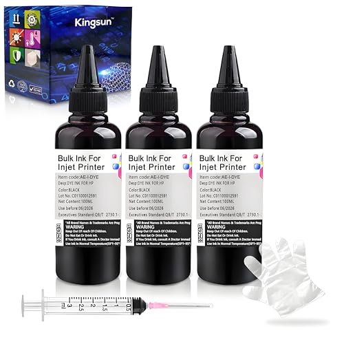 Ksumei Ink Refill Kit For Hpq 21 22 60 61 62 63 64 65 94 95 96 564 711 901 90...