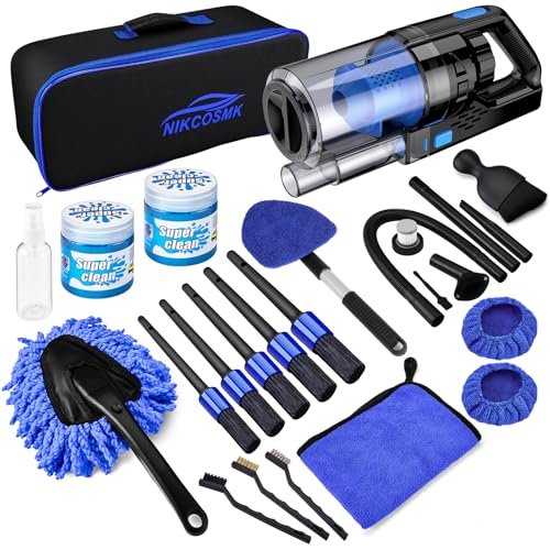 17pcs Car Detailing Kit Interior Cleaner, Car Interior Cleaning Kit With Hand...