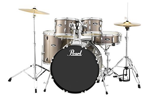 Pearl Roadshow Drum Set 5-piece Complete Kit With Cymbals And Stands, Bronze ...