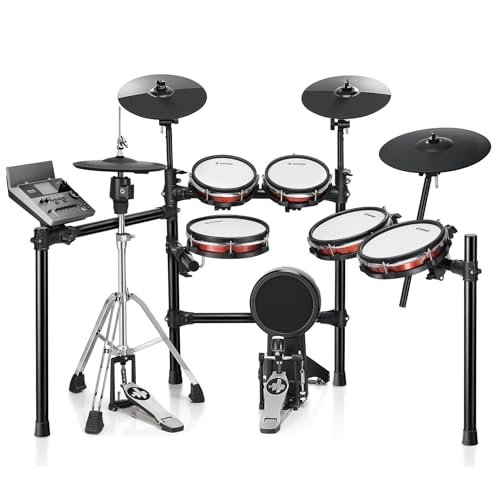 Donner Electric Drum Set Ded-300 Pro, Electronic Drum Kit Adult, Professional...