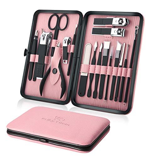 Manicure Set Professional Nail Clippers Kit Pedicure Care Tools- Stainless St...