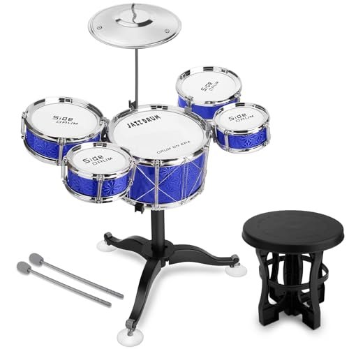 Toddler Drum Set Kids Jazz Drum Kit 8 Piece