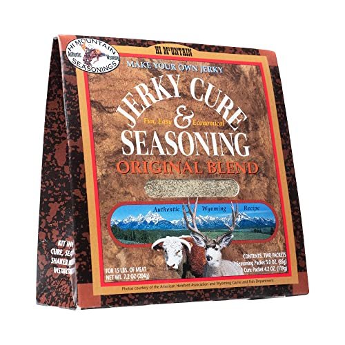 Hi Mountain Jerky Seasoning And Cure Kit | Original Blend | Beef Jerky Season...
