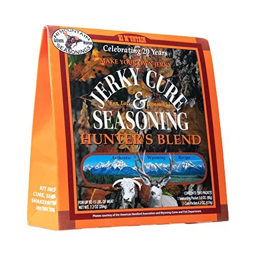 Hi Mountain Jerky Seasoning And Cure Kit | Hunters Blend | Beef Jerky Seasoni...