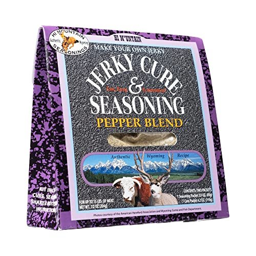 Hi Mountain Jerky Seasoning And Cure Kit | Pepper Blend | Beef Jerky Seasonin...