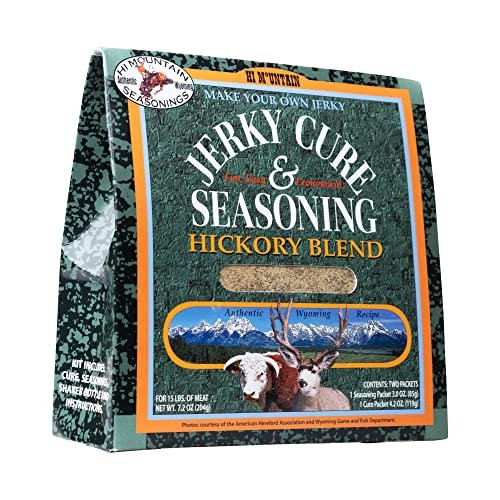 Hi Mountain Jerky Seasoning And Cure Kit | Hickory Blend | Beef Jerky Seasoni...