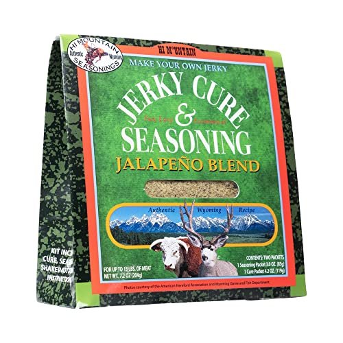 Hi Mountain Jerky Seasoning And Cure Kit | Jalapeno Blend | Beef Jerky Season...