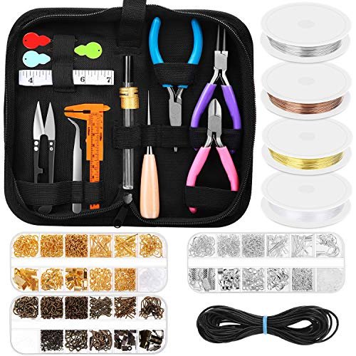 Paxcoo Jewelry Making Supplies Kit, Jewelry Making Kit With Jewelry Making To...