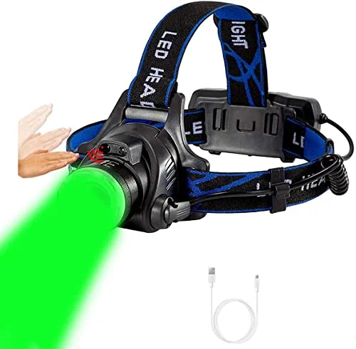 best hunting headlamp with green light