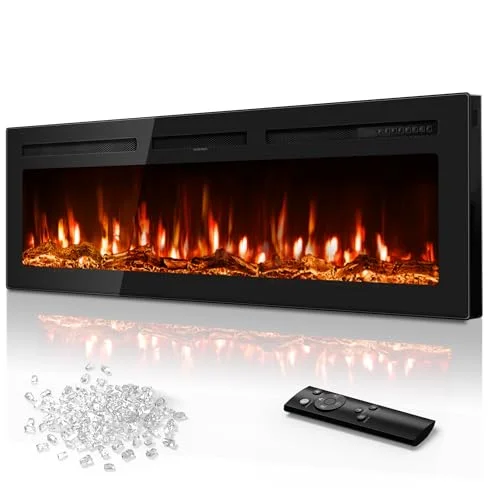 best in wall electric fireplace