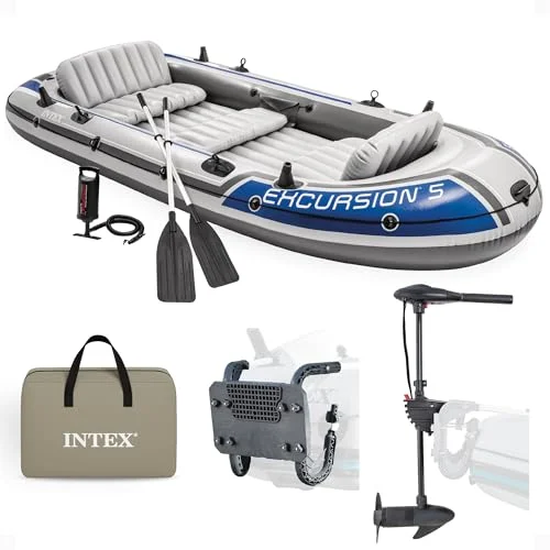 best inflatable fishing boat with trolling motor