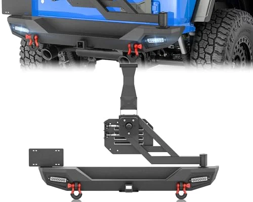 best jeep jl rear bumper with tire carrier