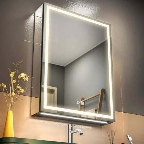 best lighted mirror medicine cabinet