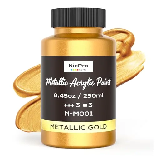 best metallic gold paint for walls